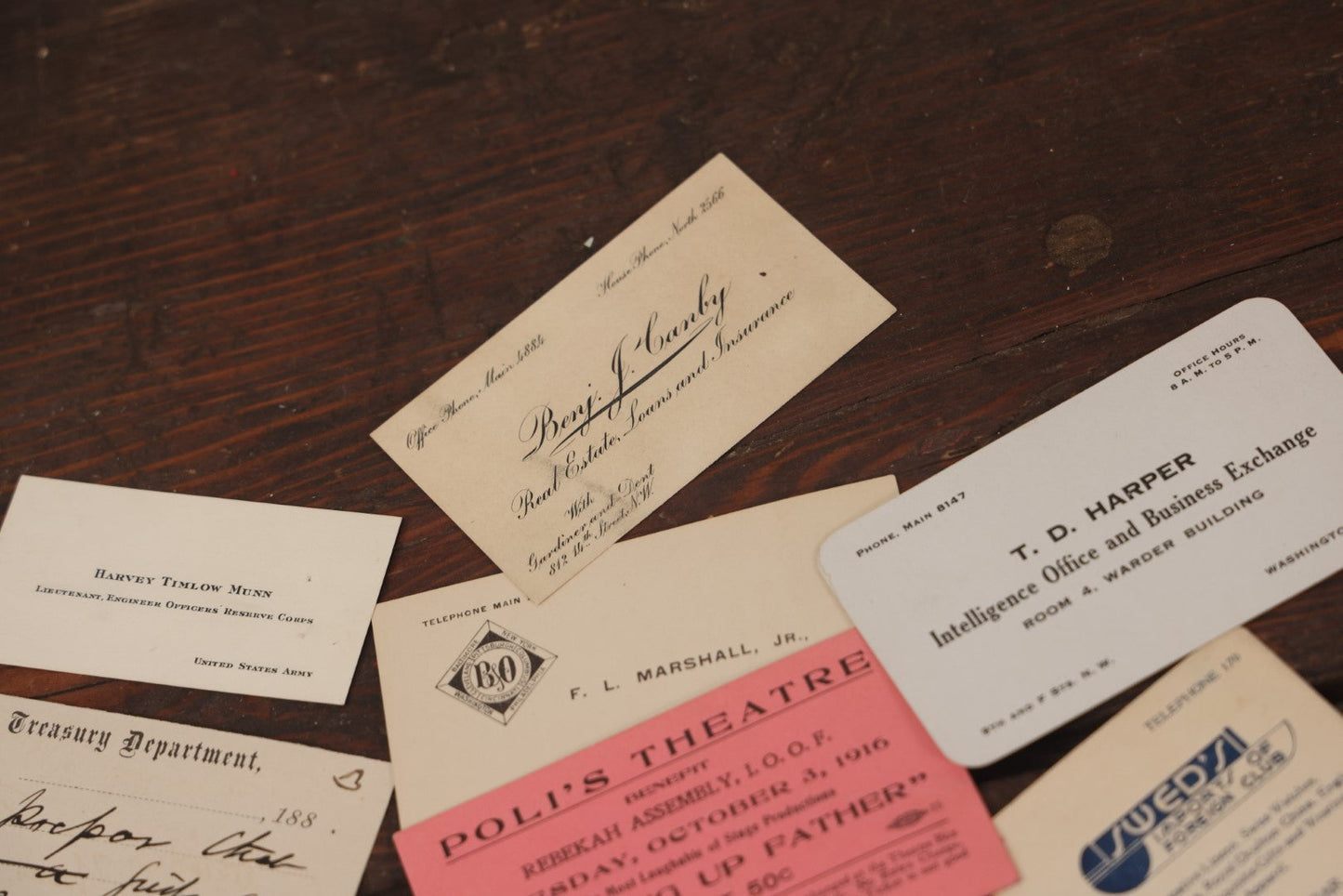 Lot 063 - Grouping Of 35+ Assorted Business Cards And Trade Cards, Circa Early To Mid 20th Century, Including Lawyers, Salespeople, Pastors, Etc