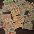 Lot 064 - Grouping Of 20+ Vintage And Antique Tobacco Premium Coupons, Including From Giant Long Cut, Miner's Double, And Clark & Snover