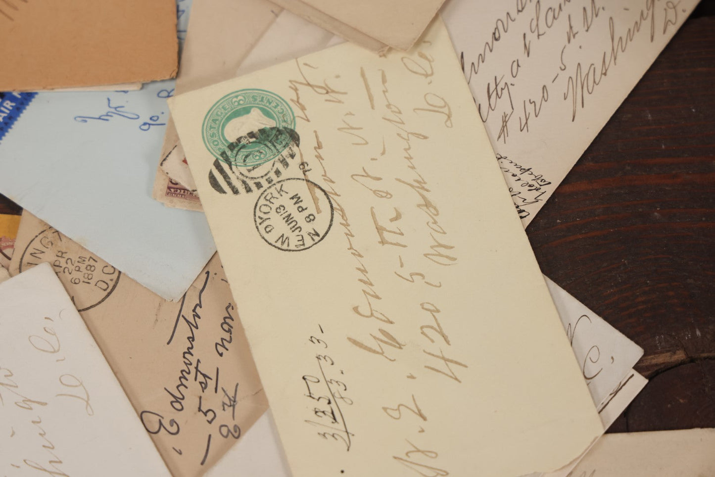 Lot 065 - Grouping Of 25+ Various Pieces Of Ephemera And Correspondence, Envelopes, Stamps Etc., Most With Contents, Though Some Empty, As Is, As Found