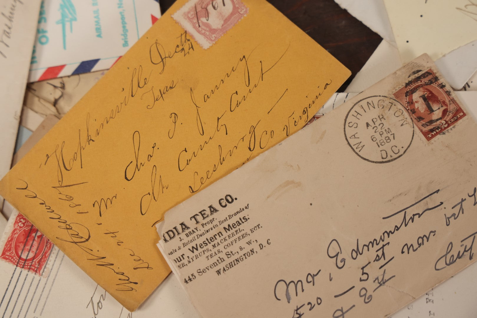 Lot 065 - Grouping Of 25+ Various Pieces Of Ephemera And Correspondence, Envelopes, Stamps Etc., Most With Contents, Though Some Empty, As Is, As Found