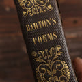 Lot 071 - "Poems Of Bernard Barton" Antique Poetry Book, Published By Henry F. Anners, Philadelphia, 1844