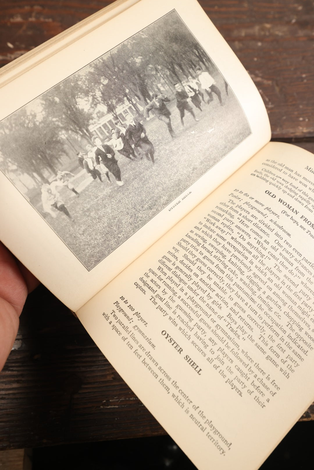 Lot 074 - "Games For The Playground, Home, School And Gymnasium" Antique Book By Jessie H. Bancroft, Copyright 1924, The Macmillan Company, New York, Illustrated