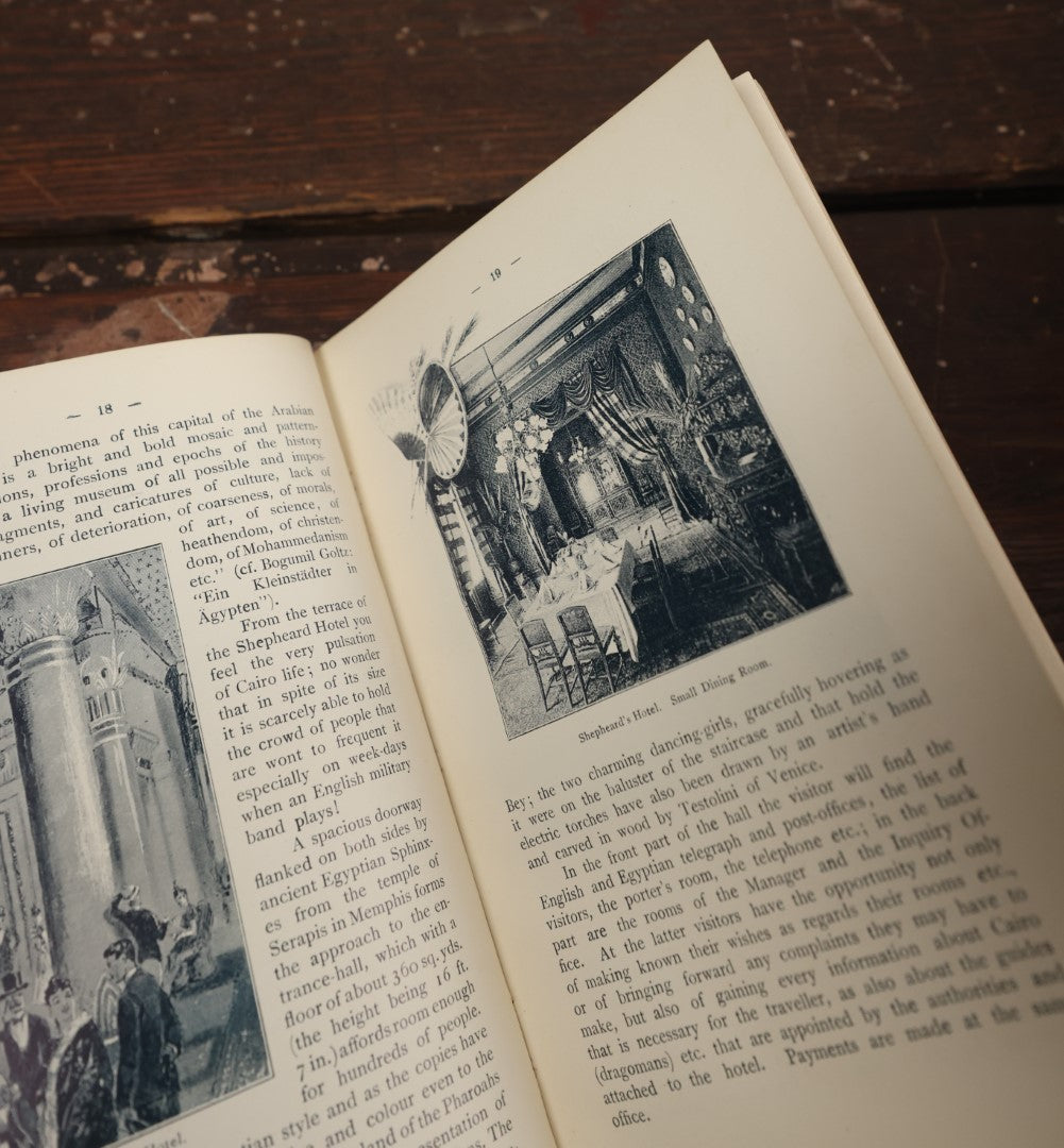 Lot 078 - "Cairo And Egypt: A Practical Handbook For Visitors To The Land Of The Pharaohs" Antique Book Published By Shepheard's Hotel, Circa Late 19th Century