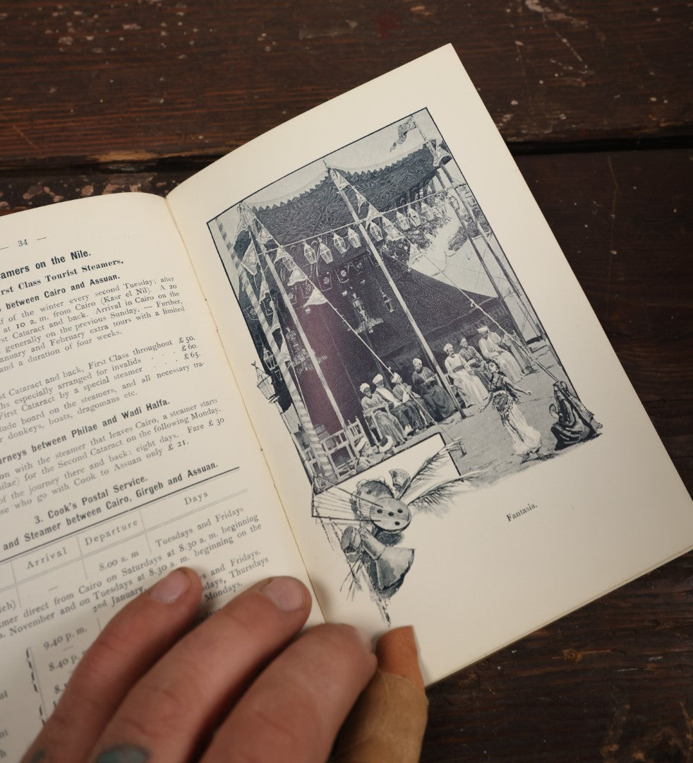 Lot 078 - "Cairo And Egypt: A Practical Handbook For Visitors To The Land Of The Pharaohs" Antique Book Published By Shepheard's Hotel, Circa Late 19th Century