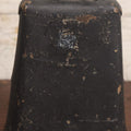 Lot 089 - Vintage Metal Cow Bell In Black Paint