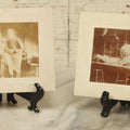 Lot 002 - Pair Of Antique Late 19th Century Medical School Cadaver Boarded Photos, Doctors Posing With, Working On Dead Bodies, Other Bodies In The Background