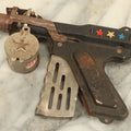 Lot 010 - Vintage Roll Cap Toy Gun, Super Defence By Langson Mfg Co., Made In U.S.A., Note Rust, Wear