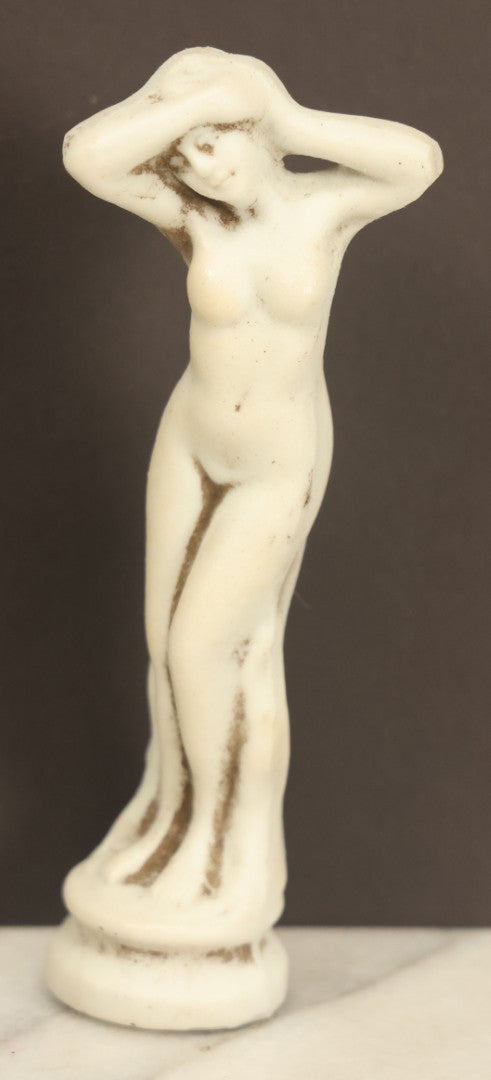 Lot 023 - Vintage White Bisque Nude Statuette Figurine, Made In Japan