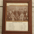 Lot 044 - Antique Framed Photo Of Wiley & Russell Tool Company Employees, With Identification Legend And Names, Greenfield, Massachusetts, Approximately 1890