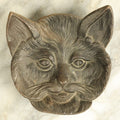 Lot 051 - Vintage Cast Iron Black Cat Face Change Tray Trinket Dish Catch All