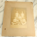 Lot 086 - Antique Boarded Photograph Of A Basketball Team With Five Players, Annex Team