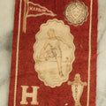 Lot 106 - Antique Small Size Harvard University Tobacco Felt Flag With Track And Field Athlete