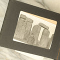 Lot 110 - Vintage Snapshot Photo Album With Dozens Of Photos, Including Cats, Stonehenge, Soldiers, May Day, And More