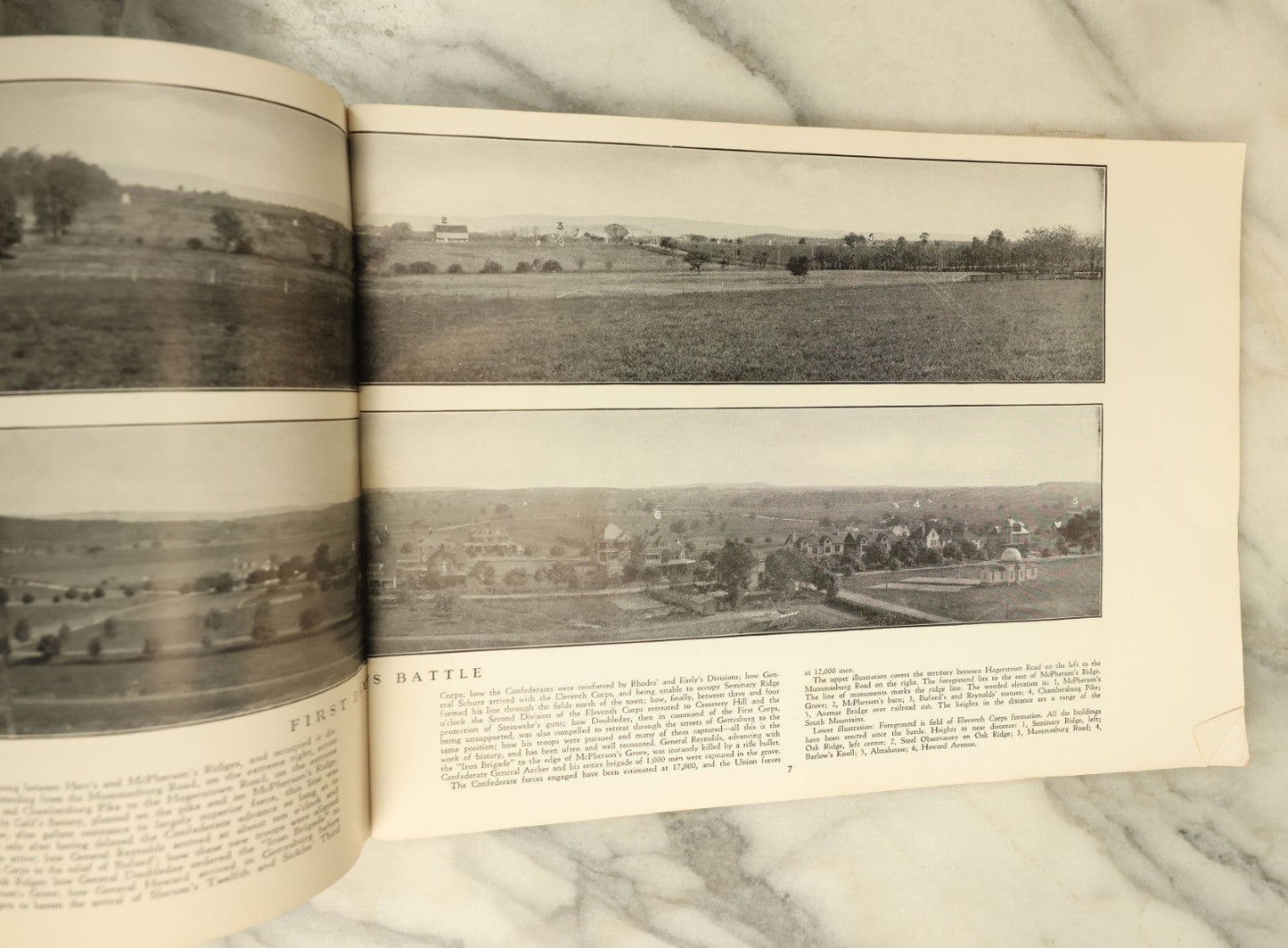 Lot 115 - Vintage "Gettysburg: The National Shrine" Illustrated History Booklet, 1952 Reprint