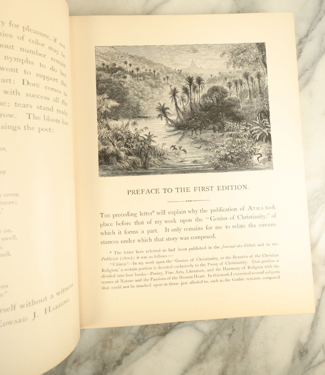 Lot 121 - "Atala" Antique French Novella Book By François-René De Chateaubriand, Illustrated By Gustave Dore, Copyright 1884