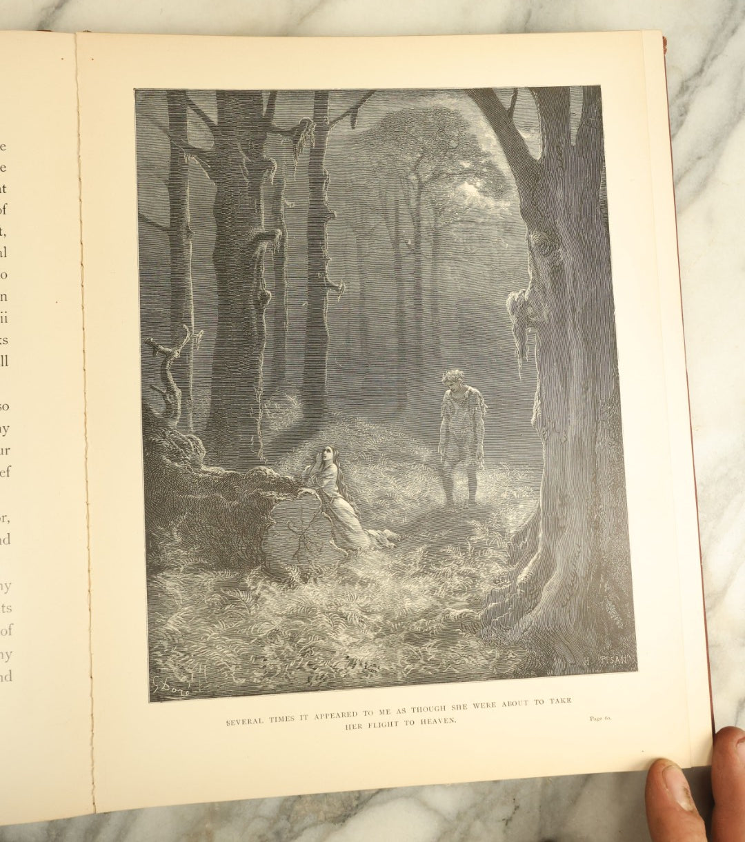 Lot 121 - "Atala" Antique French Novella Book By François-René De Chateaubriand, Illustrated By Gustave Dore, Copyright 1884