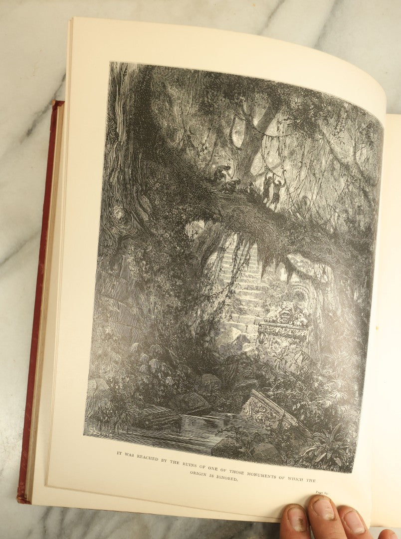 Lot 121 - "Atala" Antique French Novella Book By François-René De Chateaubriand, Illustrated By Gustave Dore, Copyright 1884