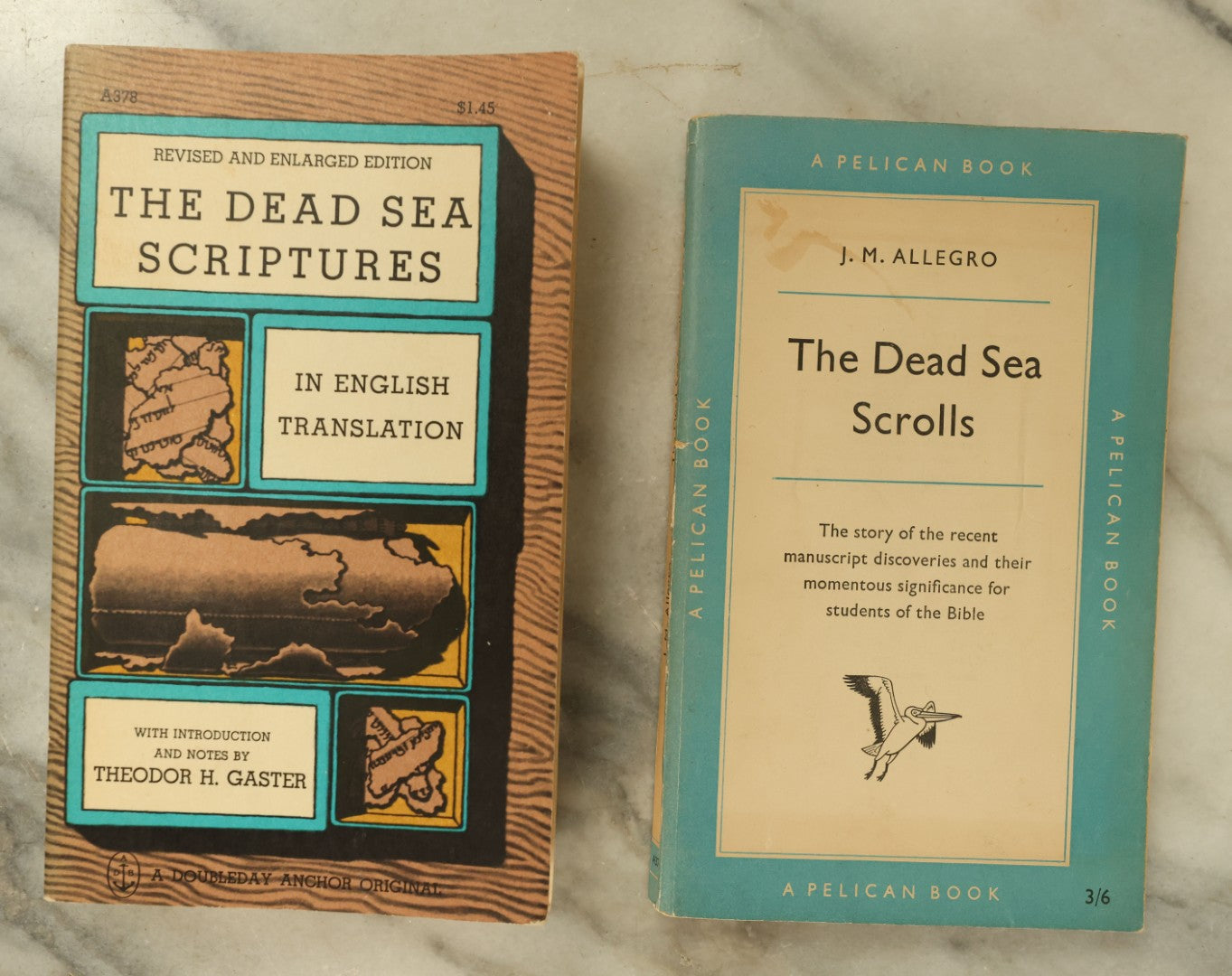 Lot 126 - Pair Of Vintage Paperback Books Relating To The Dead Sea Scrolls, Including An English Translation By Theodor H. Gaster