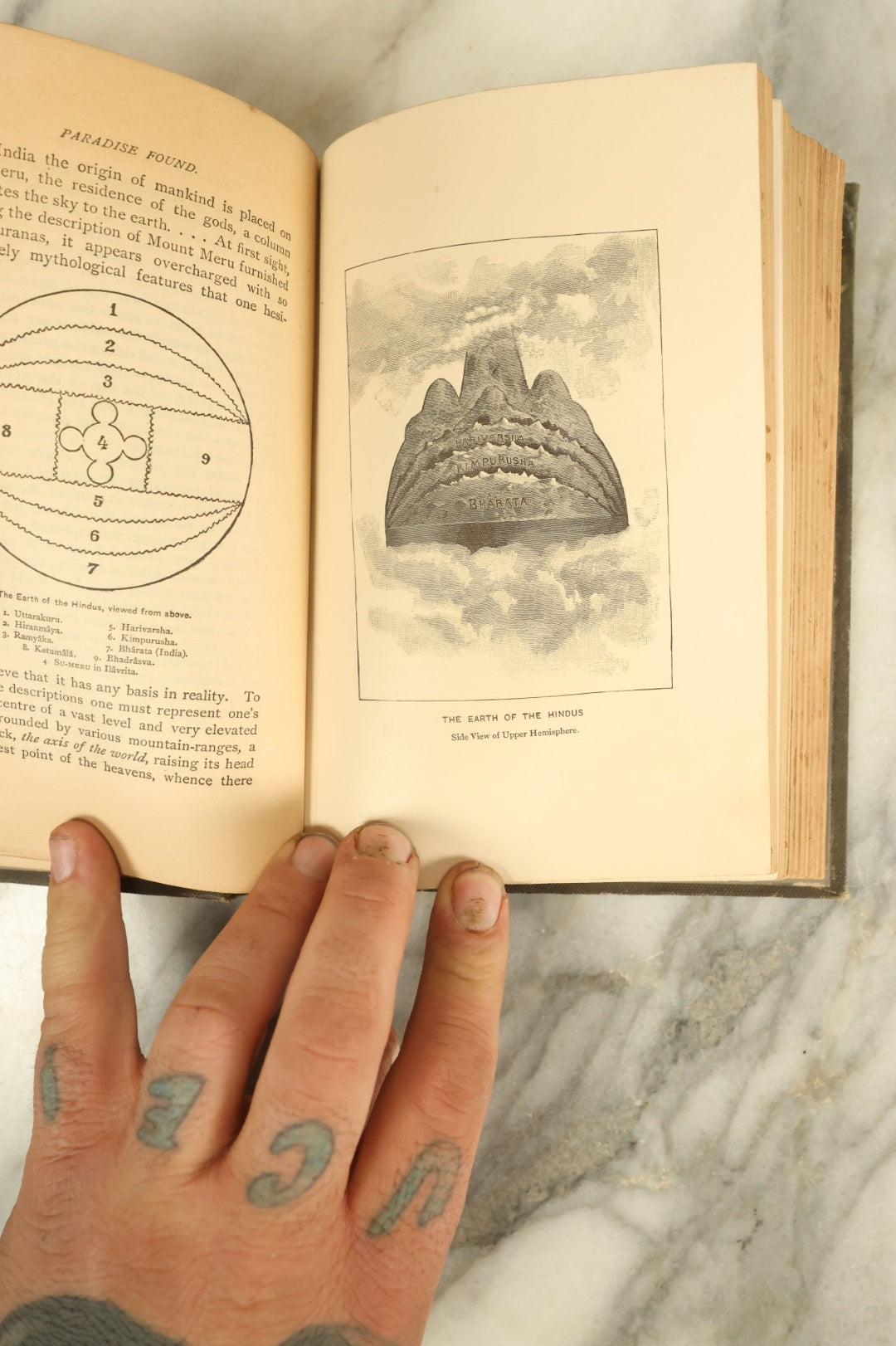 Lot 127 - "Paradise Found: The Cradle Of The Human Race At The North Pole, A Study Of The Prehistoric World" Antique Book By William F. Warren, Illustrated, Fifth Edition, Published 1885, Covering Esoteric History