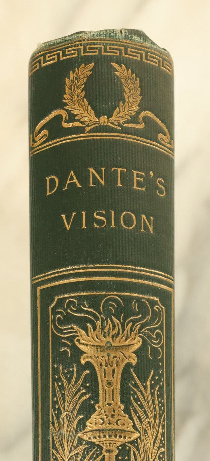 Lot 128 - "Dante's Vision: The Vision Or Hell, Purgatory, And Paradise Of Dante Alighieri" Antique Book Translated By Reverend H.F. Cary, Circa Late 19th Century