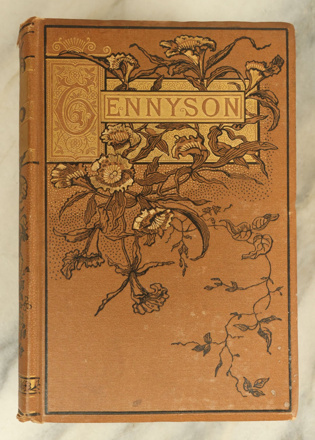 Lot 129 - Pair Of Antique Books Of The Poetry Of Alfred Tennyson, Including His Complete Works, Illustrated, And The Idylls Of The King, In Twelve Books, Circa Late 19th Century