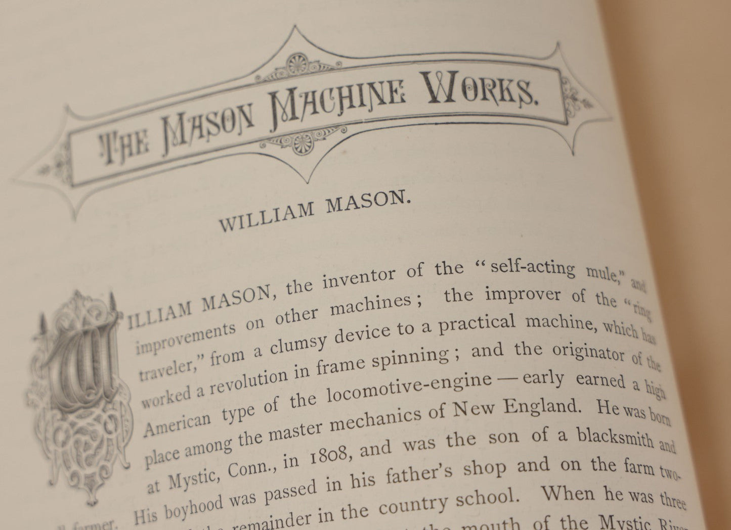 Lot 006 - "Representatives Of New England Manufacturers" Volumes I & Ii, Antique Books By J.D. Van Slyck, Boston, 1879, Including Biographical Sketches, Portraits, And Factory Illustrations