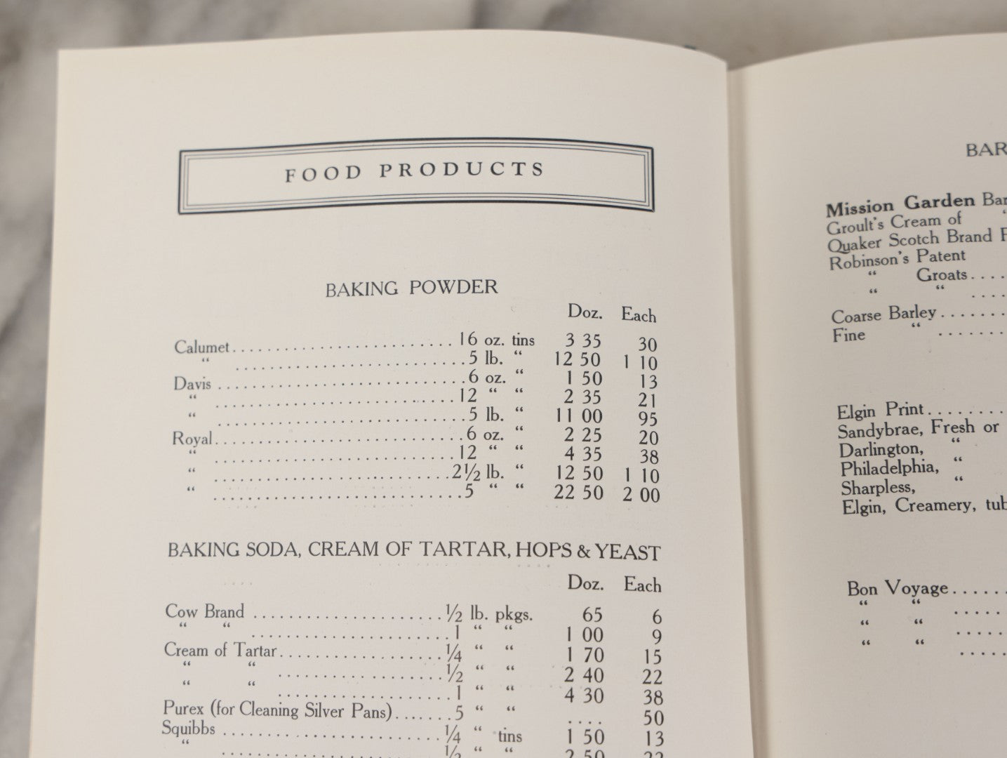 Lot 008 - Charles & Co. December 1934 Catalogue, New York City, Catalogue Of Various Food Products, Illustrated