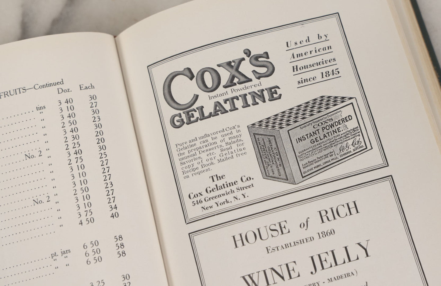 Lot 008 - Charles & Co. December 1934 Catalogue, New York City, Catalogue Of Various Food Products, Illustrated