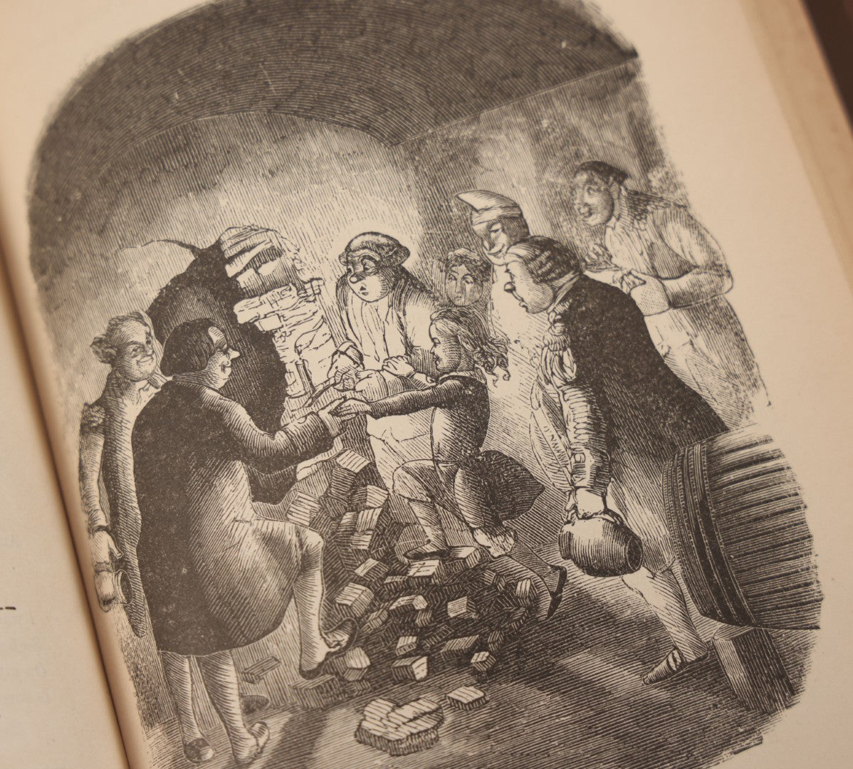 Lot 009 - "The Ingoldsby Legends Or; Mirth And Marvels" Antique Book By Thomas Ingoldsby (Pen Name Of The Reverend Richard Harris Barham) With Illustrations By George Cruikshank, W.J. Middleton, Publisher, 1875