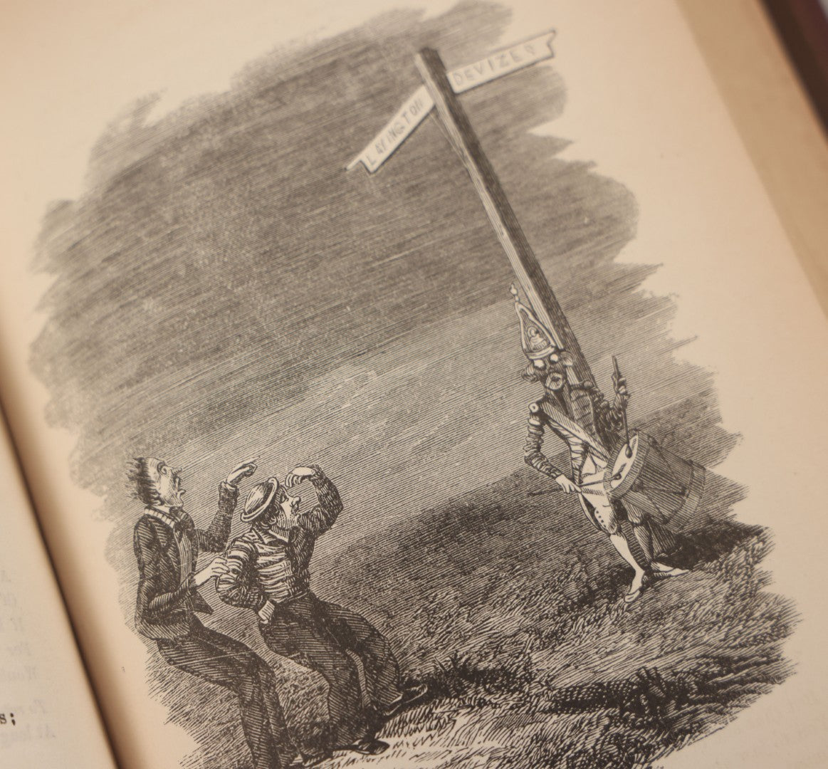 Lot 009 - "The Ingoldsby Legends Or; Mirth And Marvels" Antique Book By Thomas Ingoldsby (Pen Name Of The Reverend Richard Harris Barham) With Illustrations By George Cruikshank, W.J. Middleton, Publisher, 1875