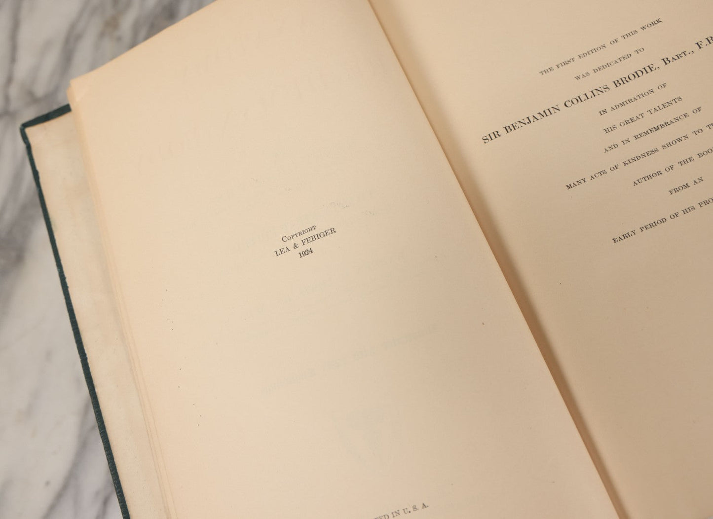 Lot 010 - "Anatomy Of The Human Body" Antique Book By Henry Gray (A.K.A. Gray's Anatomy), Twenty-First Edition, Illustrated With 1283 Engravings, Lea & Febiger Publishers, 1924