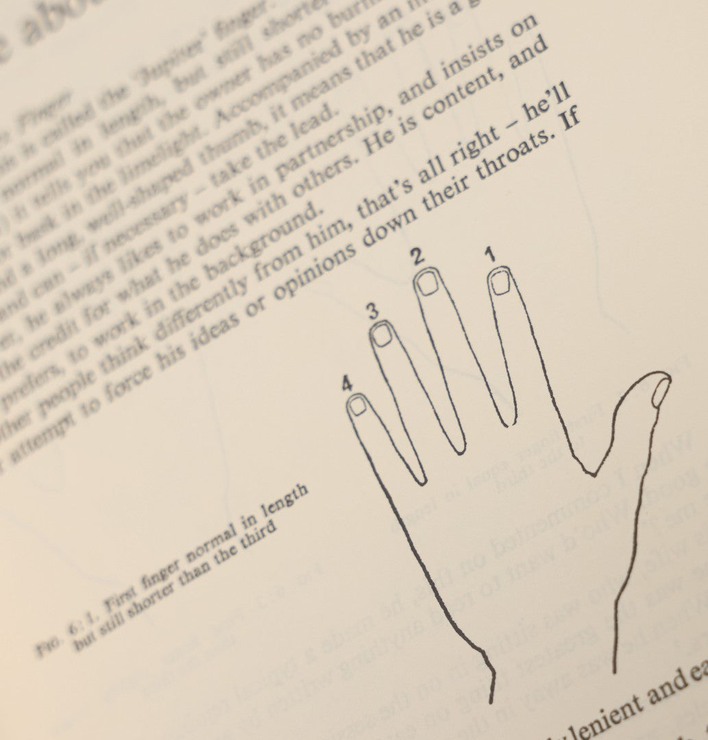 Lot 013 - "What Your Hands Reveal" Vintage Palmistry Book By Jo Sheridan, Bell Publishing Company, 1863, Illustrated