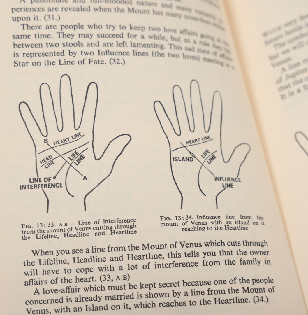 Lot 013 - "What Your Hands Reveal" Vintage Palmistry Book By Jo Sheridan, Bell Publishing Company, 1863, Illustrated