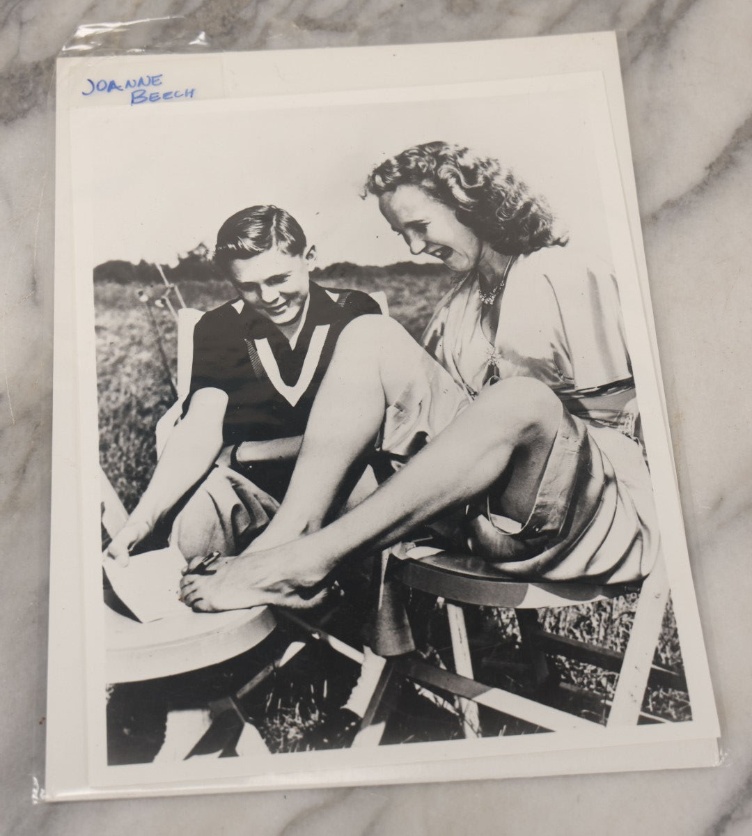 Lot 015 - Grouping Of Five Vintage Black And White Glossy 8" x 10" Photos Of Sideshow Performers, Ripley's Believe It Or Not, Including Joanne Beech And Others