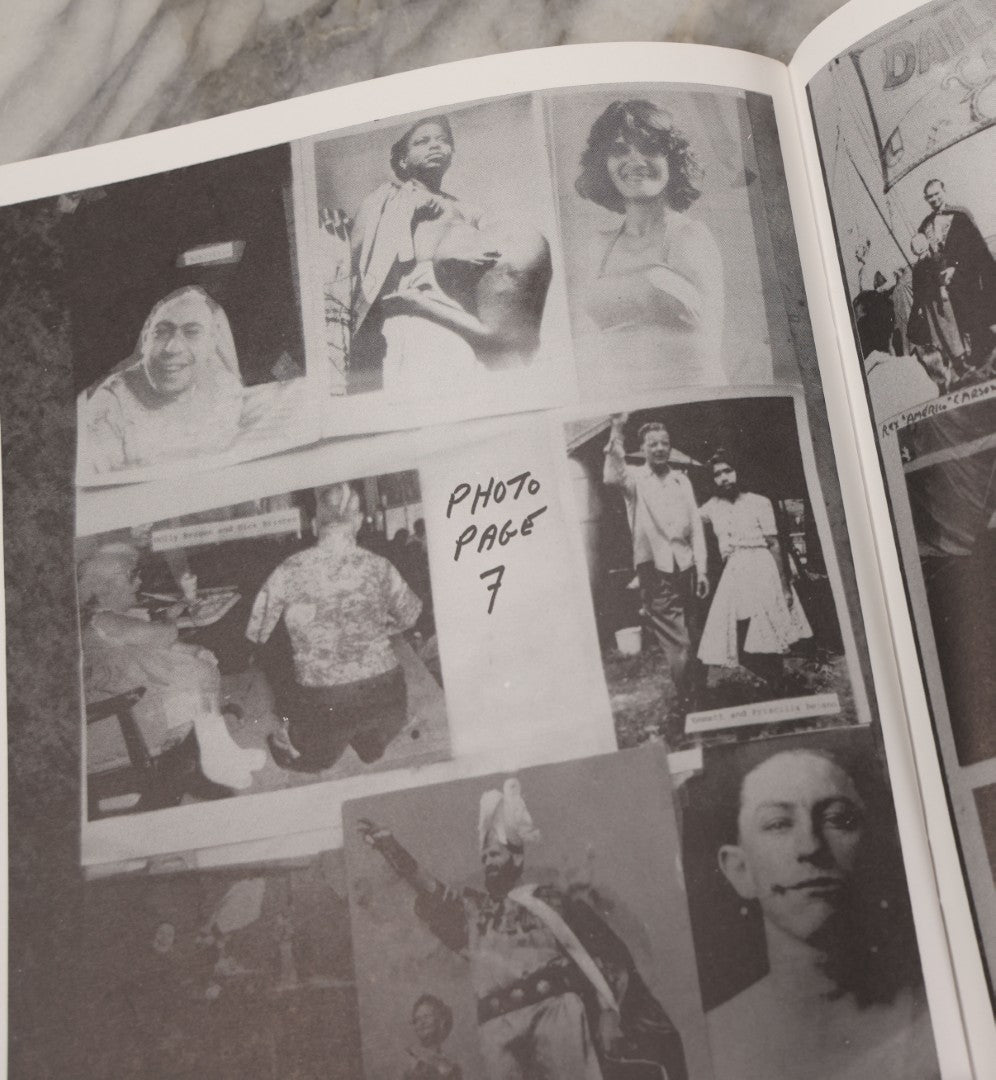 Lot 016 - "My Very Unusual Friends" Vintage Zine Book Publication By Ward Hall, " King Of The Sideshow," Copyright 1991, With 33 Pages Of Photographs