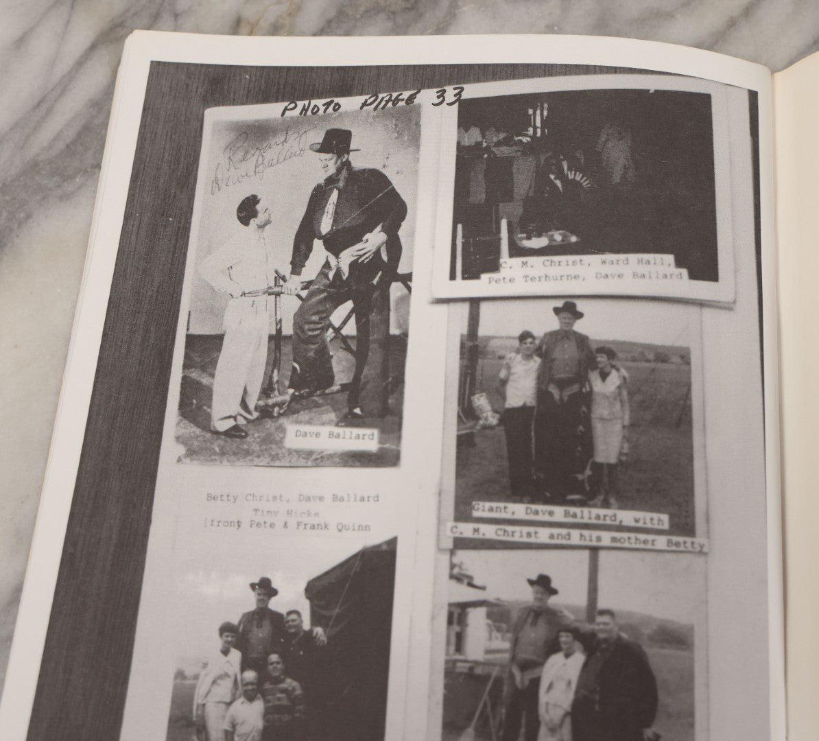 Lot 016 - "My Very Unusual Friends" Vintage Zine Book Publication By Ward Hall, " King Of The Sideshow," Copyright 1991, With 33 Pages Of Photographs