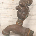Lot 038 - Vintage Figural Squirrel Brass Garden Spigot, By Arrowhead Brass And Plumbing, Made In U.S.A., Untested