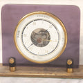 Lot 056 - Vintage Sears Roebuck Barometer With Translucent Purple Panel, Made In West Germany