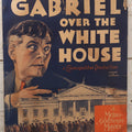 Lot 063 - Vintage Movie Poster Advertisement "Gabriel Over The White House" (1933) A Metro-Goldwyn-Mayer Picture, A Cosmopolitan Production, Affixed To Cardboard Backing, Note Losses, Wear, Tears