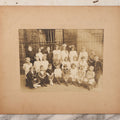 Lot 066 - Antique Boarded Photograph Of A Group Of School Children, Many Dressed In Sailors Costumes, No Identification