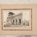 Lot 070 - Antique Mexican Or South American Boarded Photograph Of A General Store Or Like Establishment, Casa Comercial, Sarapiqui & Garofalías, With Two Dogs In Photo