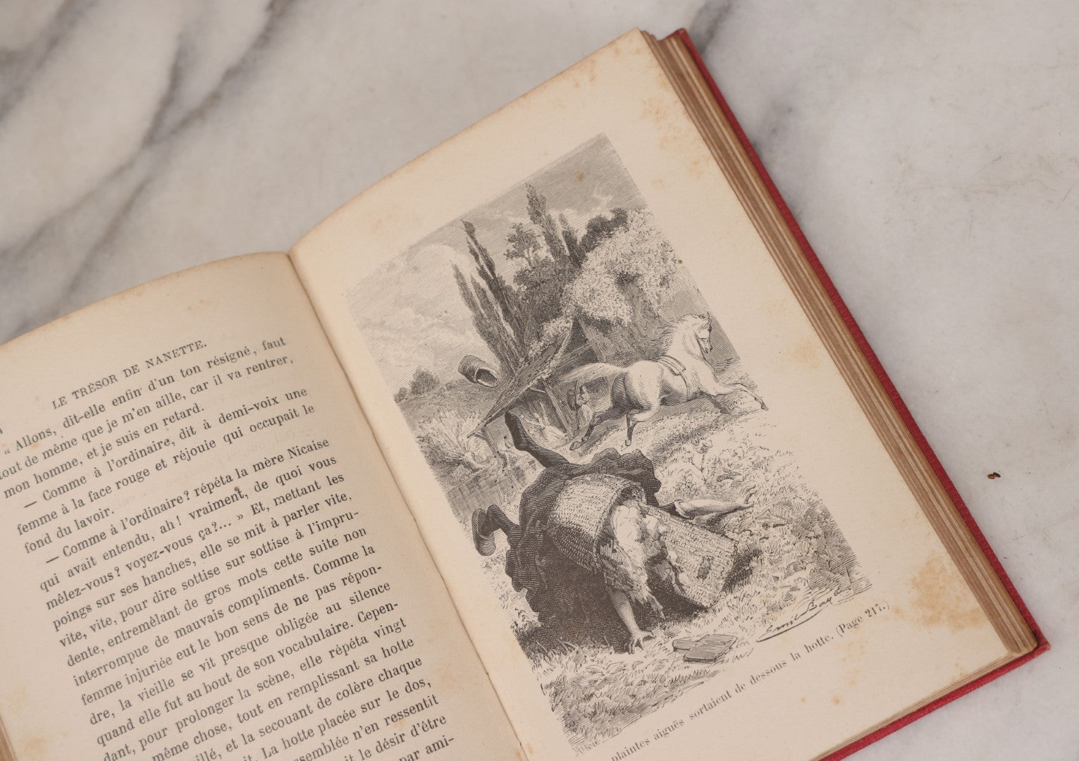 Lot 081 - Grouping Of Four Antique French Books Circa 1870-1900, From The "Bibliothèque Rose Illustrée" Collection, Published By Hachette Et Cie, Including "Violence Et Bonté" (Violence And Kindness) By Mme. De Stolz And Others, Illustrated