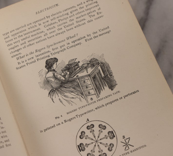 Lot 082 - "The Fireside University" Antique Book By John Mcgovern Covering Science, Photography, Electricity, And More, Profusely Illustrated, Copyright 1908 By M.B. Downer & Co., Published By The Union Publishing House, Chicago