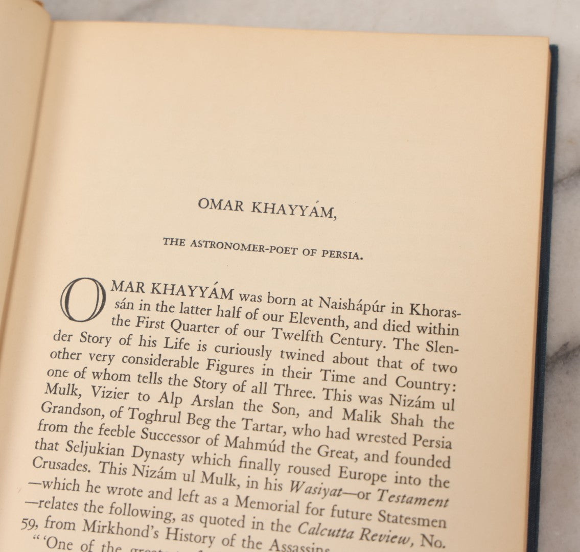 Lot 084 - "Rubáiyát Of Omar Khayyám" Vintage Book, Quatrains (Four-Line Poems) By Persian Poet And Mathematician Omar Khayyám, Translated By Edward Fitzgerald, First & Fifth Versions, With Bizarre And Esoteric Illustrations By Edmund J. Sullivan