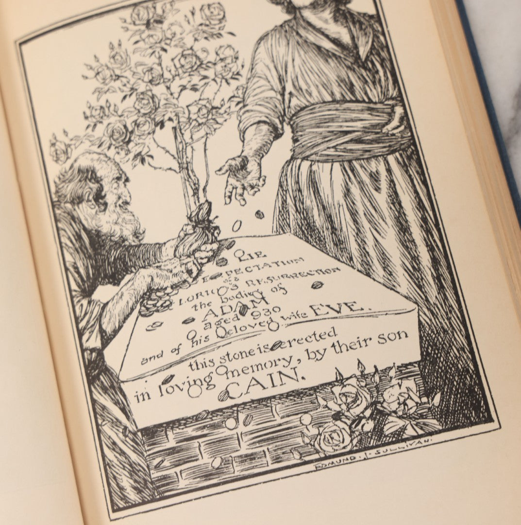 Lot 084 - "Rubáiyát Of Omar Khayyám" Vintage Book, Quatrains (Four-Line Poems) By Persian Poet And Mathematician Omar Khayyám, Translated By Edward Fitzgerald, First & Fifth Versions, With Bizarre And Esoteric Illustrations By Edmund J. Sullivan