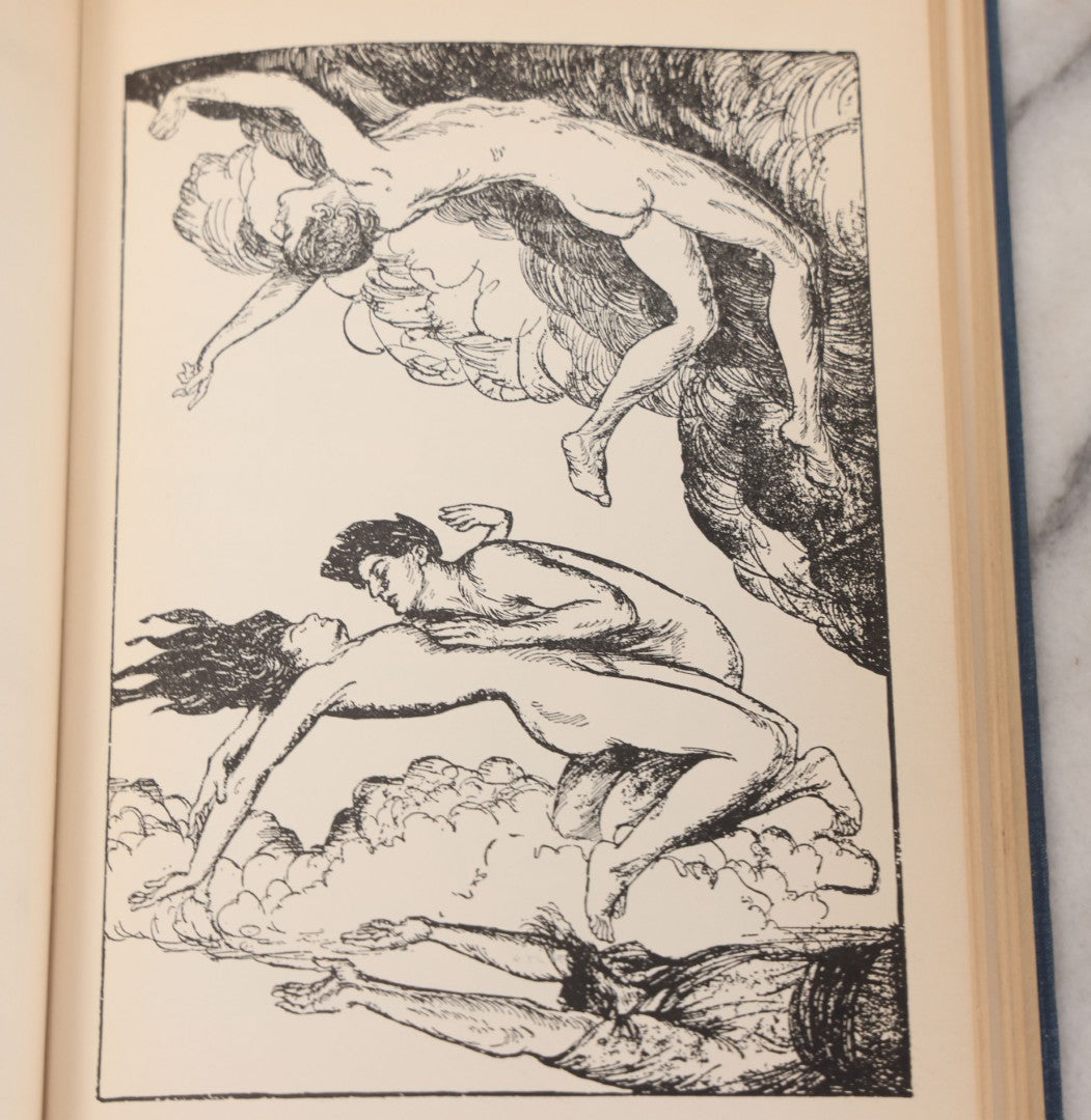 Lot 084 - "Rubáiyát Of Omar Khayyám" Vintage Book, Quatrains (Four-Line Poems) By Persian Poet And Mathematician Omar Khayyám, Translated By Edward Fitzgerald, First & Fifth Versions, With Bizarre And Esoteric Illustrations By Edmund J. Sullivan