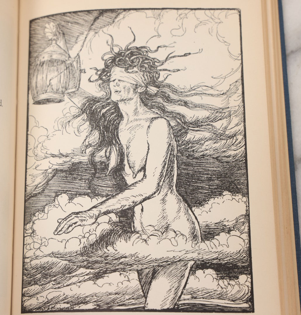 Lot 084 - "Rubáiyát Of Omar Khayyám" Vintage Book, Quatrains (Four-Line Poems) By Persian Poet And Mathematician Omar Khayyám, Translated By Edward Fitzgerald, First & Fifth Versions, With Bizarre And Esoteric Illustrations By Edmund J. Sullivan