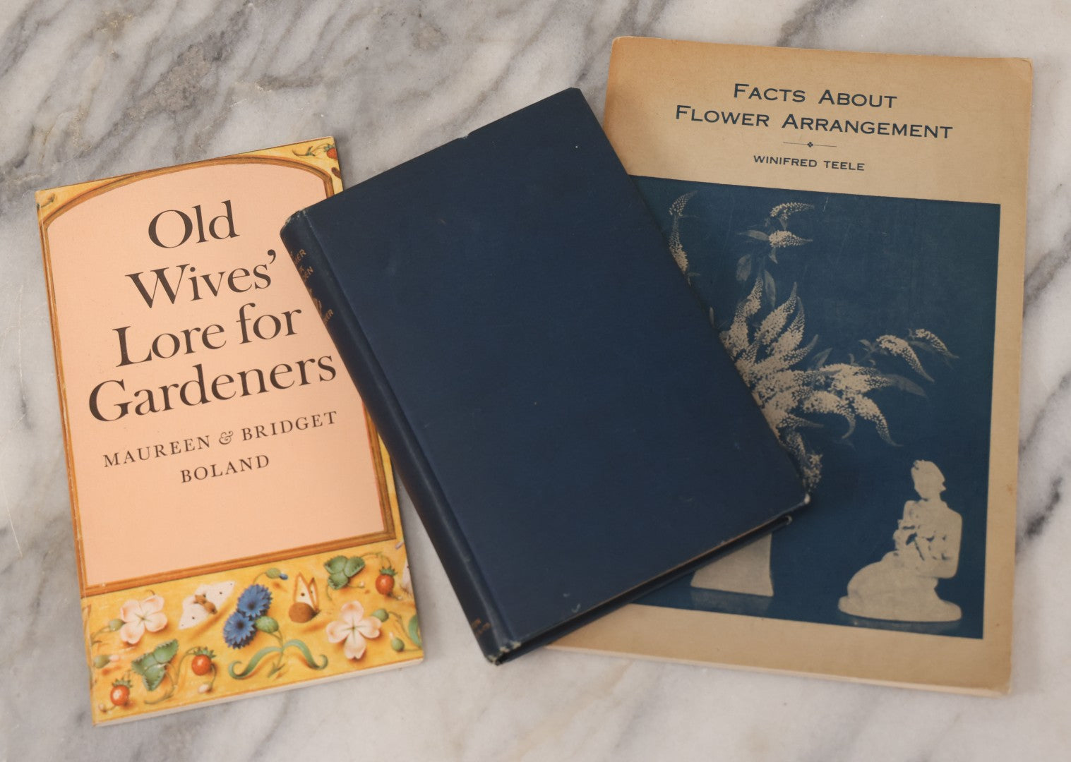 Lot 086 - Grouping Of Three Vintage Books On Gardening Including "Old Wives' Lore For Gardeners," "Facts About Flower Arrangement" And "My Summer In A Garden"