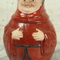 Lot 008 - Antique French Pottery Monk Toby Jug By Creil Et Montereau, Larger 9.5" Tall Version