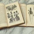 Lot 013 - "The Uncivilized Races Of Men" Two Volume Antique Book Set By Reverend J.G. Wood, J.B. Burr And Company, Publishers, 1870, Hartford, Profusely Illustrated